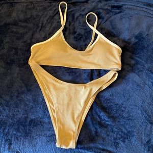 Shein Medium bikini, golden brown